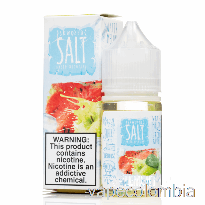 Vape Desechable Hielo Sandía Manzana Verde - Sales Skwezed - 30ml 50mg